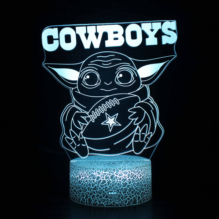 Star Wars Cowboys 3D Optical Illusion Lamp