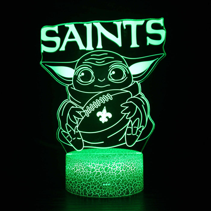 Star Wars Saints 3D Optical Illusion Lamp