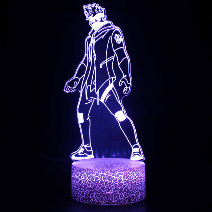 Naruto Kakashi Character 3D Optical Illusion Lamp