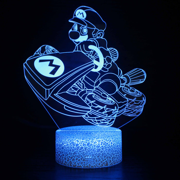 Super Mario 3D Optical Illusion Lamp