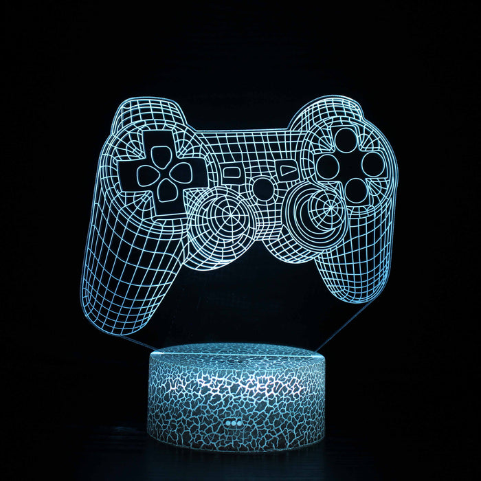 PlayStation Controller 3D Optical Illusion Lamp