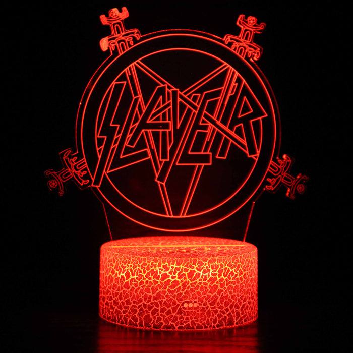 Famous Singer Slayer 3D Optical Illusion Lamp