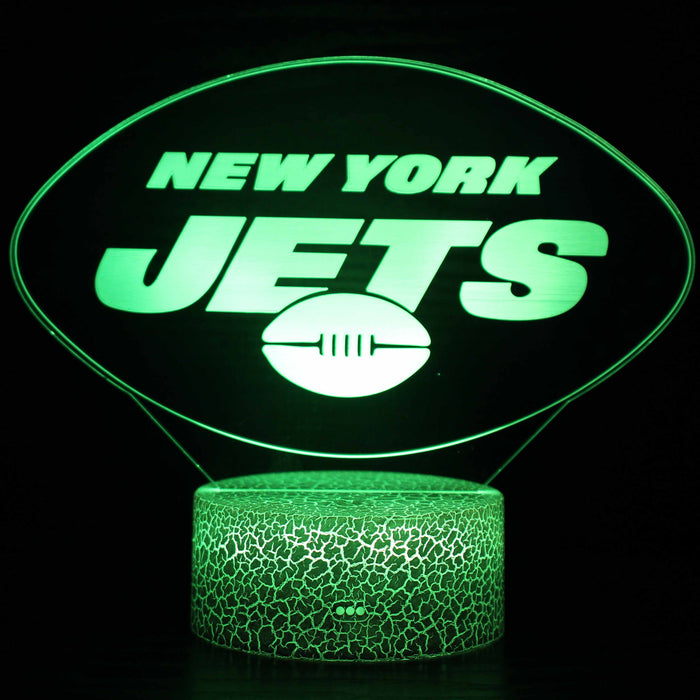 New York Jets 3D Optical Illusion Lamp