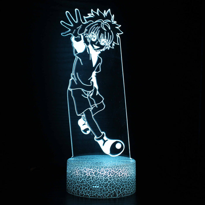 Killua HUNTER X HUNTER Character 3D Optical Illusion Lamp