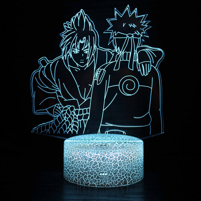 Naruto Characters 3D Optical Illusion Lamp