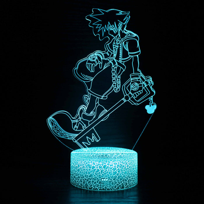 Kingdom Hearts 3D Optical Illusion Lamp