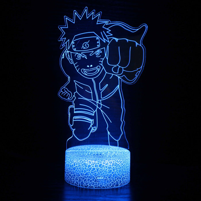 Naruto Character 3D Optical Illusion Lamp