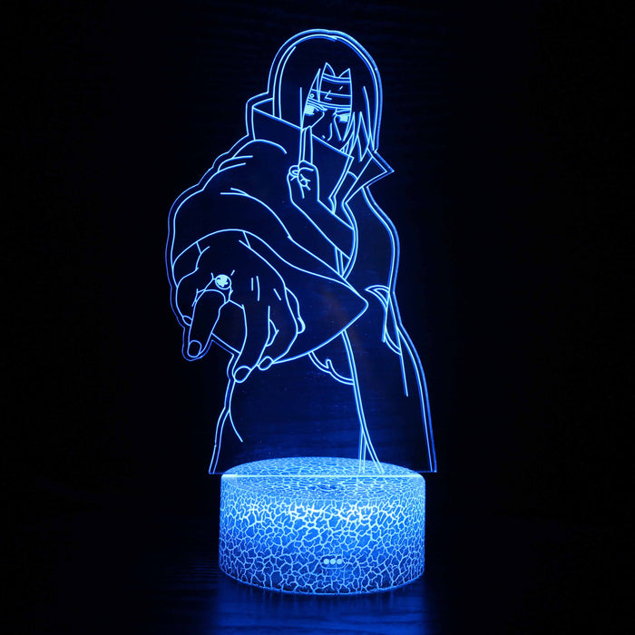 Naruto Itachi Character 3D Optical Illusion Lamp