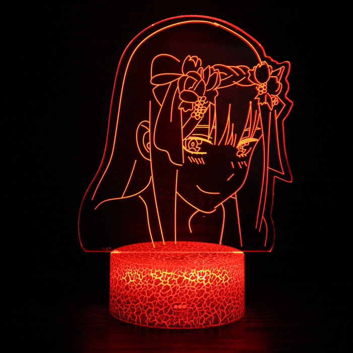 Darling in the Franxx 3D Optical Illusion Lamp
