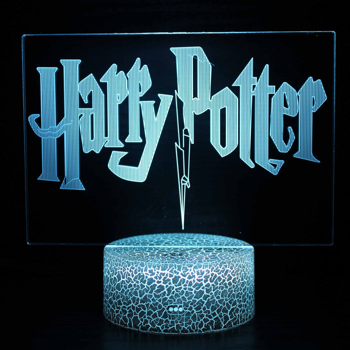 Harry Potter Logo 3D Optical Illusion Lamp