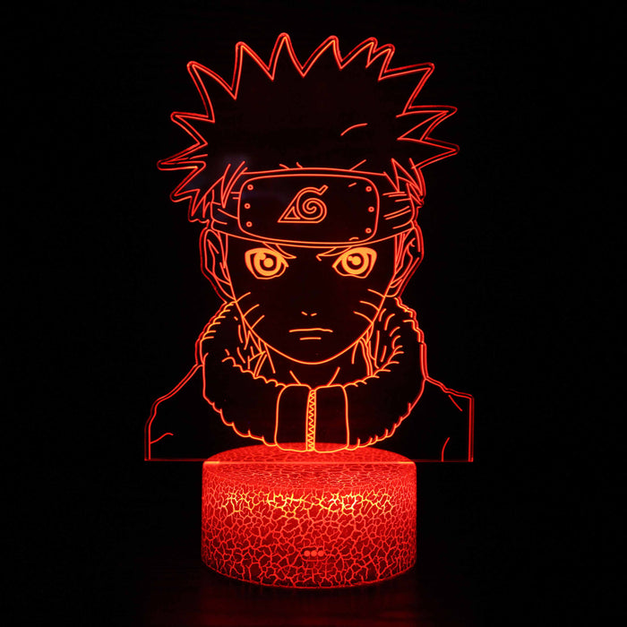 Little Naruto Character 3D Optical Illusion Lamp