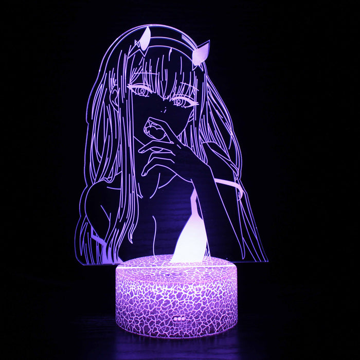 Copy of Darling in the Franxx 3D Optical Illusion Lamp