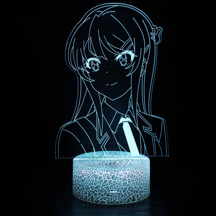 A Silent Voice - Shouko Nishimiya Anime Cartoon Optical Illusion Lamp