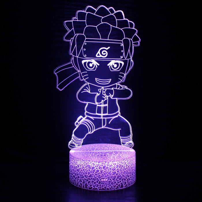 Baby Naruto Character 3D Optical Illusion Lamp