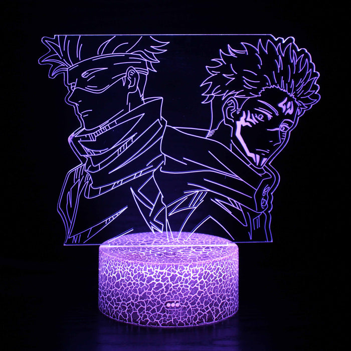 Satoru Gojo Jujutsu & Kaisen Anime Cartoon Optical Illusion Lamp