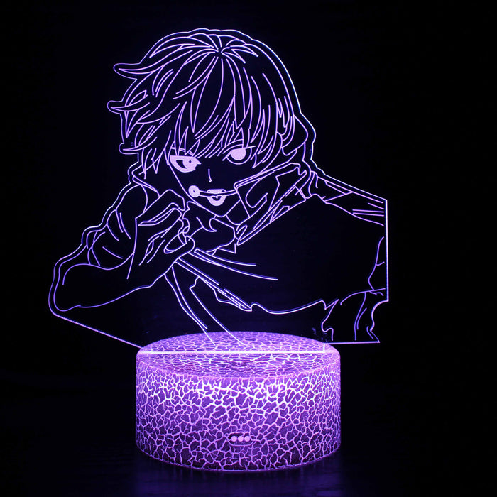 Tokyo Ghoul Ken Kaneki Anime Cartoon Optical Illusion Lamp