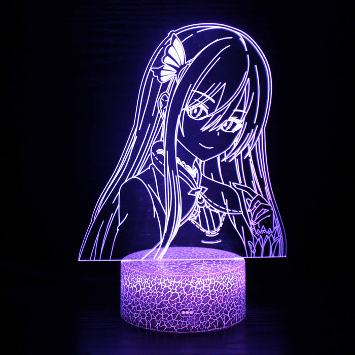 Inuyasha Higurashi Anime Cartoon Optical Illusion Lamp
