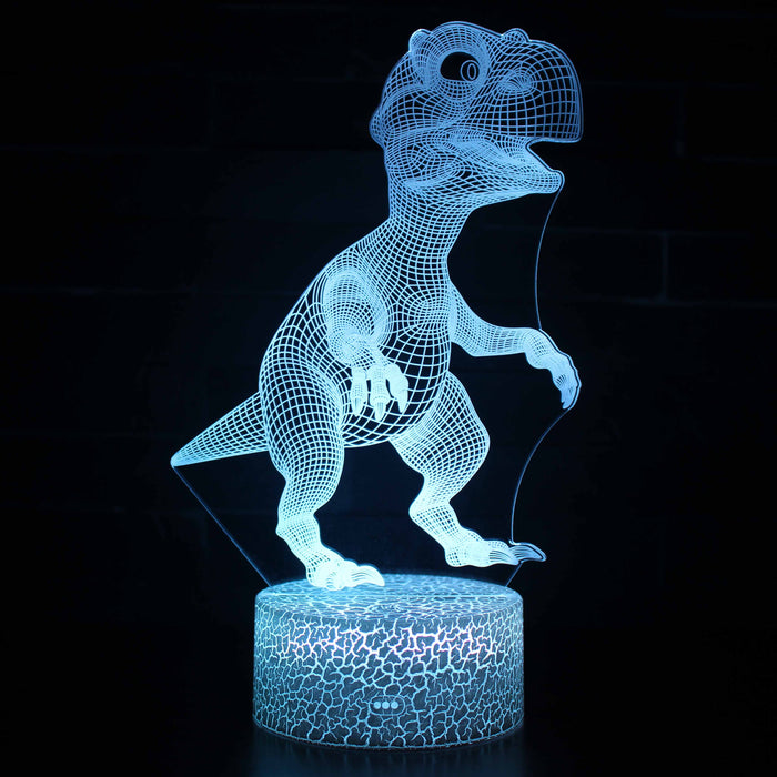 Baby Dinosaur 3D Optical Illusion Lamp