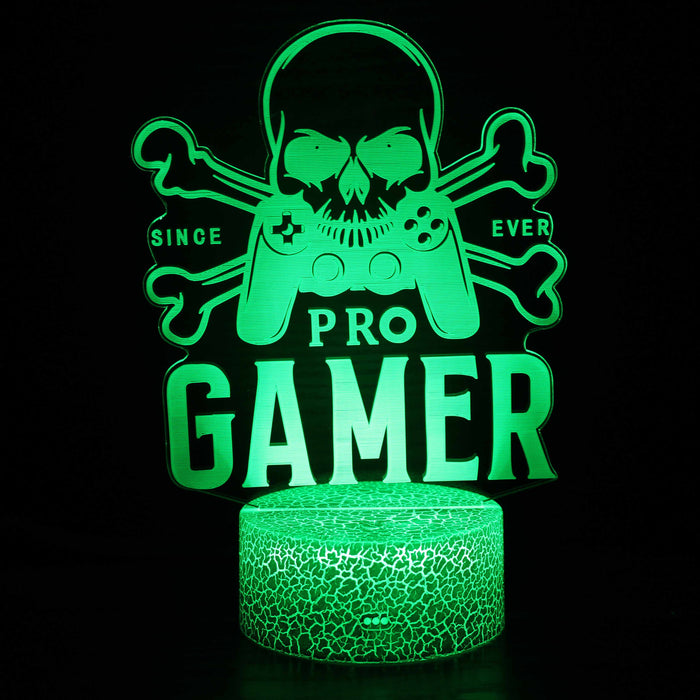 Pro Gamer Since Ever 3D Optical Illusion Lamp
