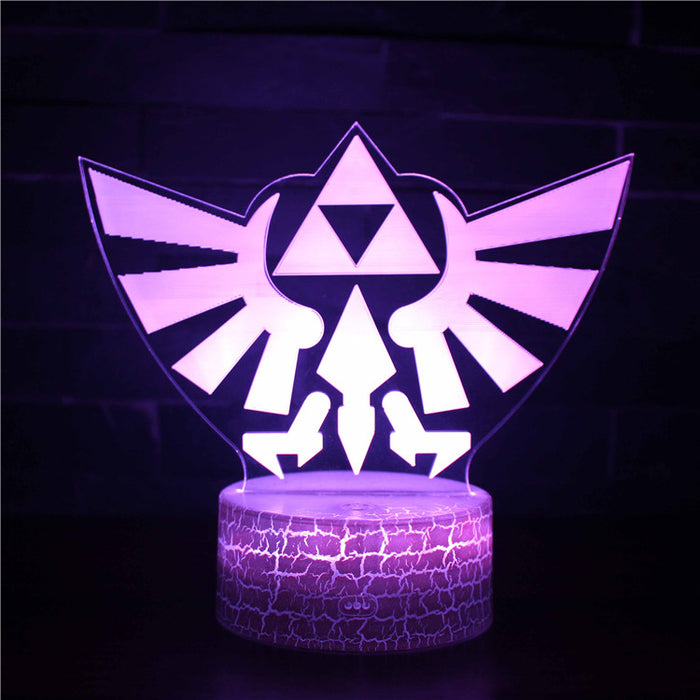 The Legend of Zelda 3D Optical Illusion Lamp