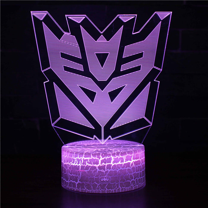 Transformers 3D Optical Illusion Lamp