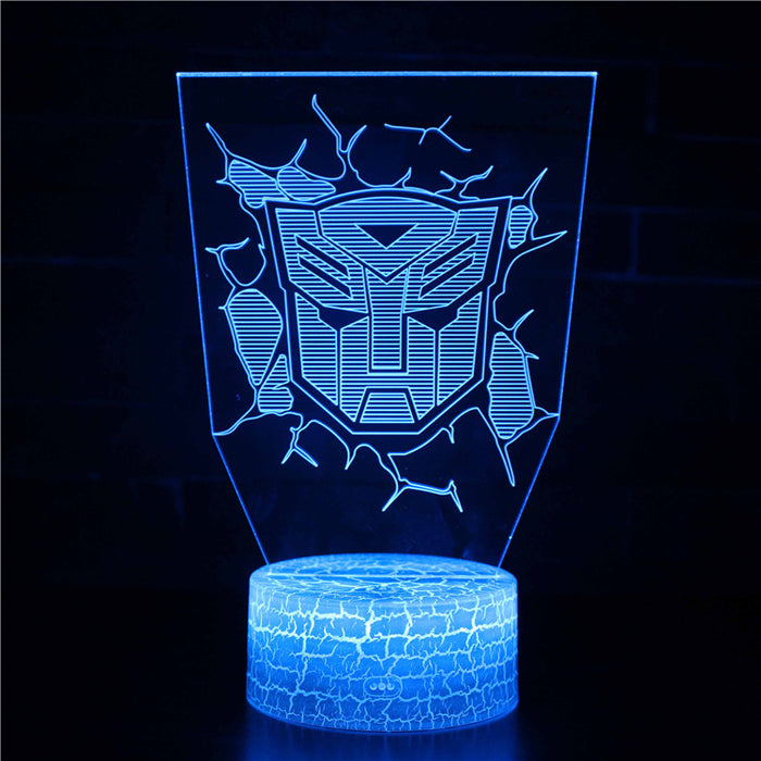 Transformers 3D Optical Illusion Lamp