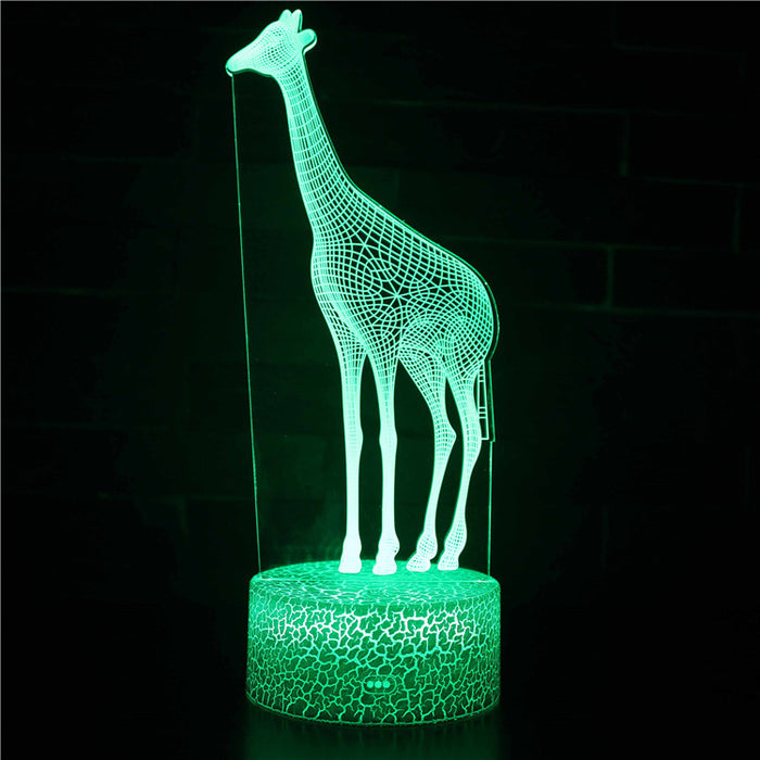 Giraffe 3D Optical Illusion Lamp