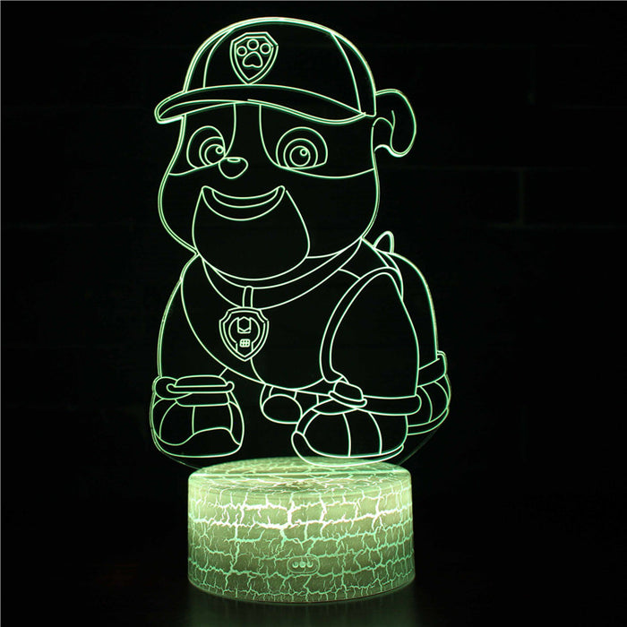 Paw Patrol 3D Optical Illusion Lamp