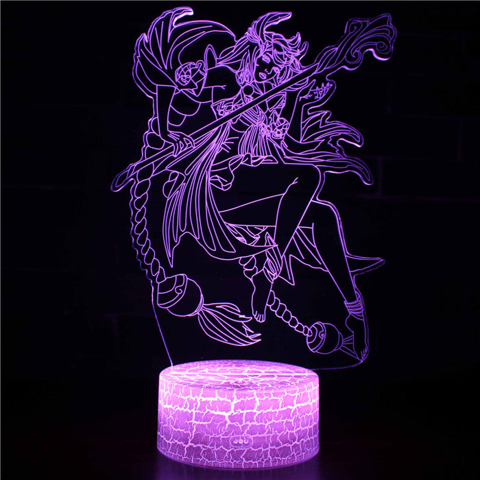 Honor of Kings 3D Optical Illusion Lamp