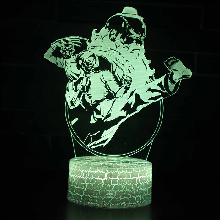 Legend of Kora Anime Cartoon Optical Illusion Lamp