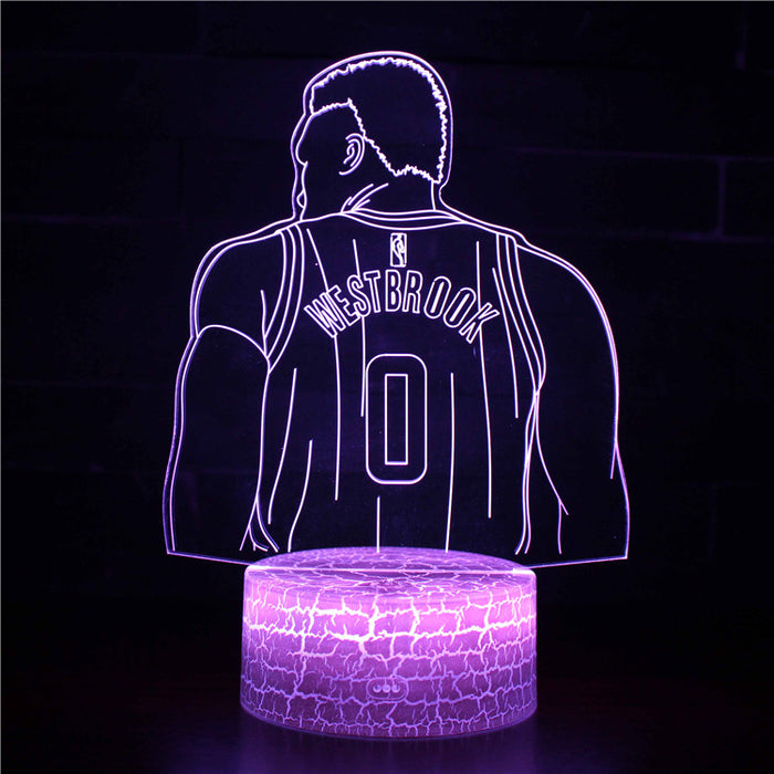 Russell Westbrook 3D Optical Illusion Lamp