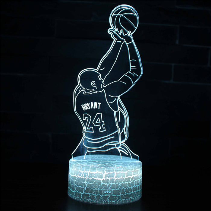 Kobe Bryant 3D Optical Illusion Lamp