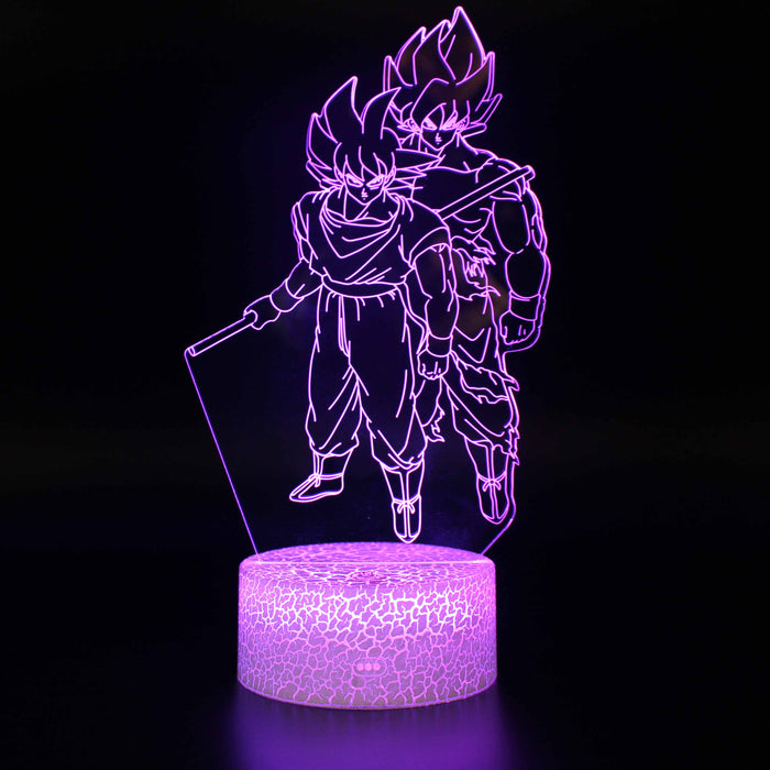 Dragon Ball Z Character 3D Optical Illusion Lamp