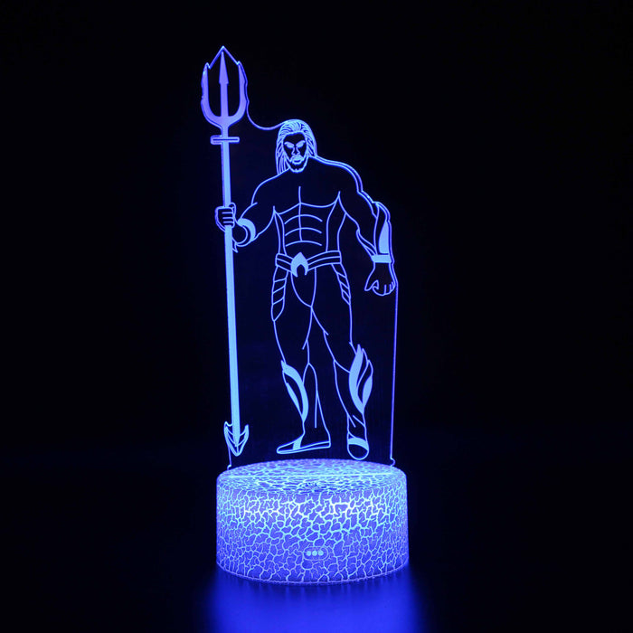 Aquaman 3D Optical Illusion Lamp