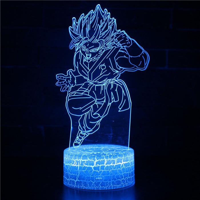 Dragon Ball Z Character 3D Optical Illusion Lamp