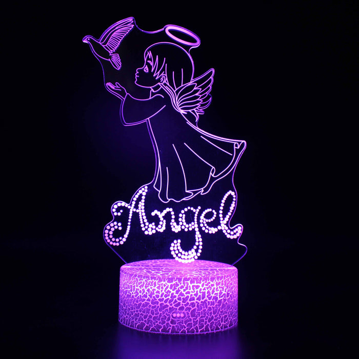 Angel Child 3D Optical Illusion Lamp