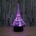 Eiffel Tower 3D Optical Illusion Lamp - 3D Optical Lamp