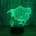 Lovely Hen 3D Optical Illusion Lamp - 3D Optical Lamp