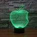 Realistic Apple 3D Optical Illusion Lamp - 3D Optical Lamp