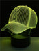 A Touch 3D  Peaked Cap Baseball Colorful Nightlight - 3D Optical Lamp