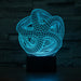 Abstract Starfish Sculpture 3D Optical Illusion Lamp - 3D Optical Lamp