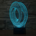 Abstract Impossible Spiral 3D Optical Illusion Lamp - 3D Optical Lamp