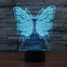Realistic Butterfly 3D Optical Illusion Lamp - 3D Optical Lamp