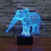 Elephant 3D Optical Illusion Lamp - 3D Optical Lamp