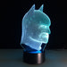 DC Comics Inspired Realistic Batman Bust 3D Optical Illusion Lamp - 3D Optical Lamp