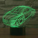 Audi Inspired R8 Vehicle Sculpture 3D Optical Illusion Lamp - 3D Optical Lamp