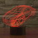 Audi Inspired R8 Vehicle Sculpture 3D Optical Illusion Lamp - 3D Optical Lamp