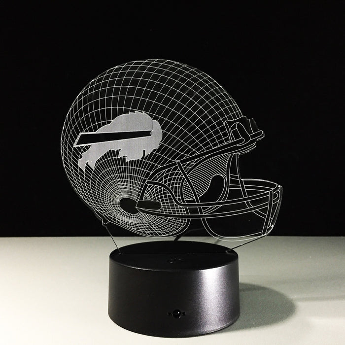 Buffalo Bills Inspired 3D Optical Illusion Lamp