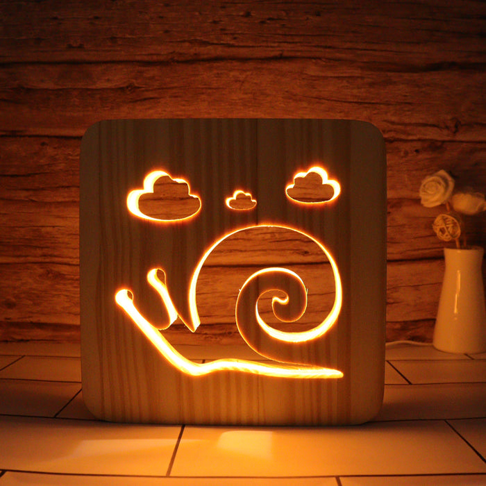 Snail Hallow Carving Lamp