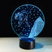 Libra Horoscope 3D Optical Illusion Lamp - 3D Optical Lamp